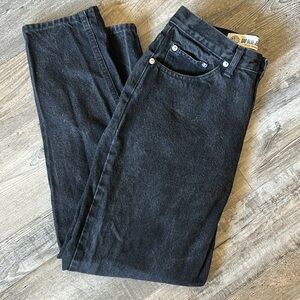 Vintage Gap 90s Reverse Fit Black Jeans